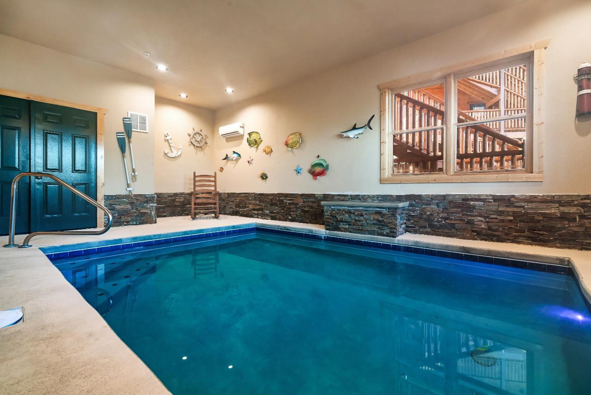 Full Equipped Cabin With A Pool And Game Room Smokies Views Gatlinburg Εξωτερικό φωτογραφία