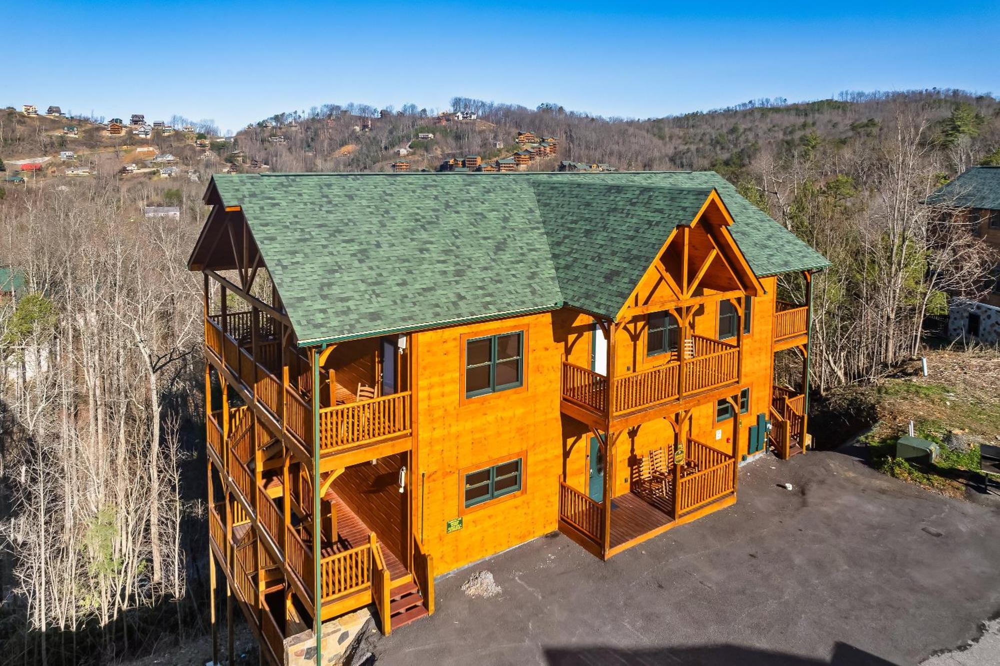 Full Equipped Cabin With A Pool And Game Room Smokies Views Gatlinburg Εξωτερικό φωτογραφία
